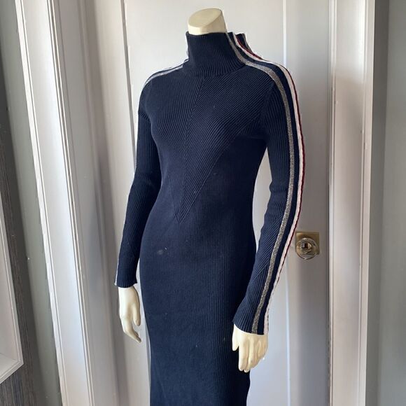 Tommy Hilfiger knit midi turtleneck DRESS SIZE S EUC - Picture 2 of 10